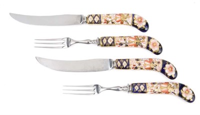 Lot 283 - Royal Crown Derby Porcelain Fruit Service...