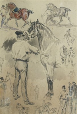 Lot 3029 - Ferdinand Oger French, 1872-1929 (i) Horse and...