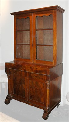 Lot 199 - Victorian Mahogany Secretary Height 6 feet 8...