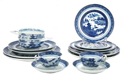 Lot 264 - Assembled Canton Porcelain Dinner Service...