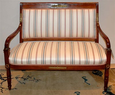 Lot 300 - Empire Style Gilt-Metal Mounted Mahogany...