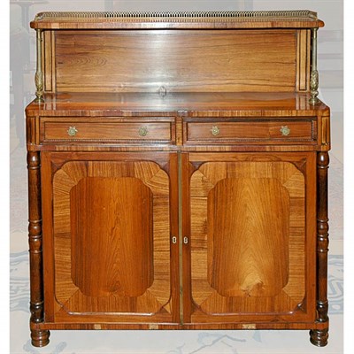 Lot 404 - Regency Style Rosewood Chiffonier 19th Century...