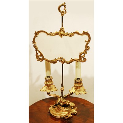 Lot 234 - Louis XV Style Gilt-Bronze Bouillotte Lamp...
