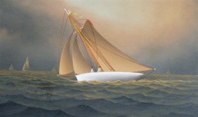 Lot 3046 - George Nemethy American, 20th Century Sailboat...