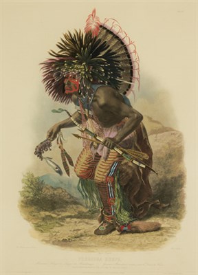 Lot 3081 - Karl Bodmer PEHRISKA-RUHPA Hand-colored...