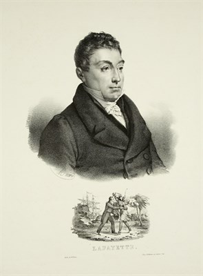 Lot 3075 - After Antoine Maurin LAFAYETTE Lithograph by...