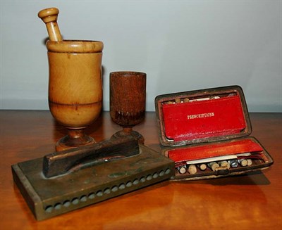 Lot 155 - Group of Apothecary Articles Including a...