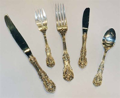 Lot 3123 - Reed & Barton Sterling Silver Flatware Service...