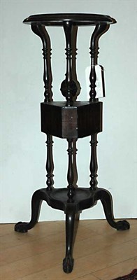 Lot 1292 - George III Style Mahogany Basin Stand Height...