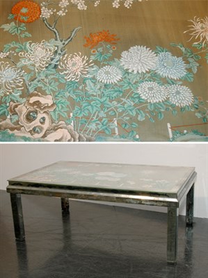 Lot 181 - Chinoiserie Decorated and Mirror Paned Low...