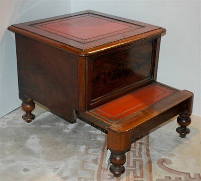 Lot 247 - Victorian Leather Inset Mahogany Lift-Top...