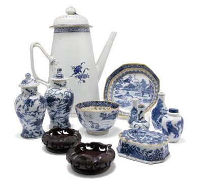 Lot 323 - Group of Chinese Blue and White Porcelain...