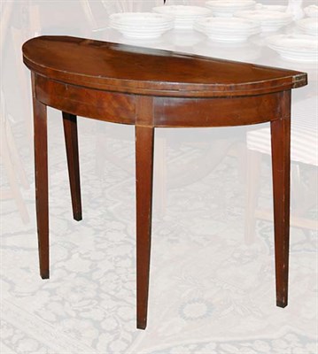 Lot 1150 - George III Mahogany Inlaid Games Table Late...