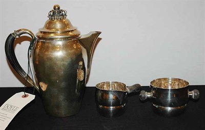 Lot 3154 - Georg Jensen Sterling Silver Coffee Pot Circa...