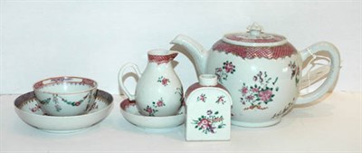 Lot 1428 - Group of Chinese Export Famille Rose Porcelain...