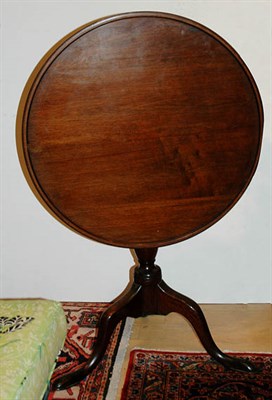 Lot 1240 - George III Style Mahogany Tilt-Top Tripod...