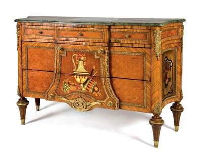 Lot 3425 - Louis XVI Style Gilt-Metal Mounted Parquetry...
