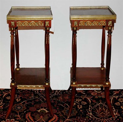 Lot 488 - Pair of Napoleon III Gilt-Metal Mounted...