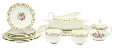 Lot 365 - Royal Worcester Porcelain Dinner Service In...