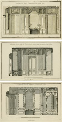 Lot 77 - Le Canu ARCHITECTURE Six engravings. Plate of...