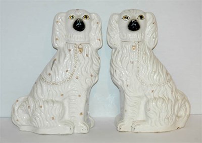 Lot 279 - Pair of Staffordshire Pottery Figures of...