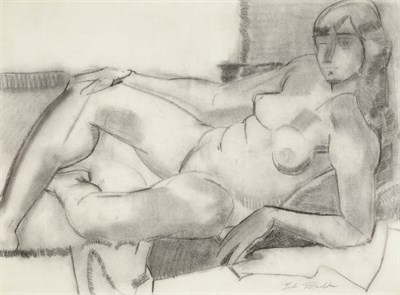 Lot 7 - Robert Blackburn American, 1920-2003 Reclining...