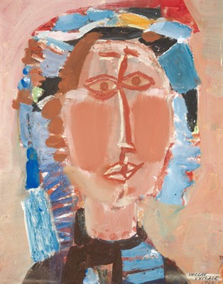 Lot 1031 - Vaclav Vytlacil American, 1892-1984 Head of a...