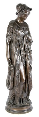 Lot 3044 - French Bronze Figure of Sappho Cast by...