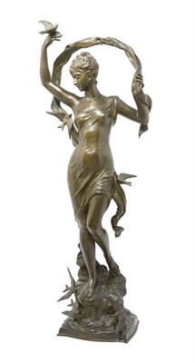 Lot 3409 - Bronze Figure of Retour des Hirondelles After...