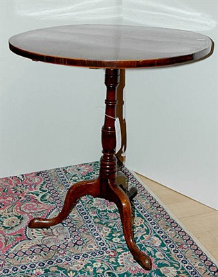 Lot 342 - George III Style Inlaid Mahogany Tilt-Top...