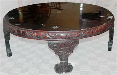 Lot 147 - Chinese Lacquered Coffee Table Height 13...