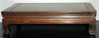 Lot 129 - Asian Style Hardwood Low Table Height 8 inches,...