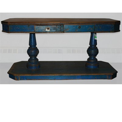 Lot 152 - Continental Walnut and Painted Work Table...