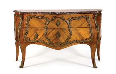 Lot 3385 - Louis XV Style Gilt-Bronze Mounted Walnut...