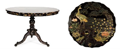 Lot 3436 - Victorian Style Mother-of-Pearl and Abalone...