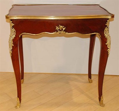 Lot 3583 - Louis XV Style Gilt-Metal Mounted Mahogany...
