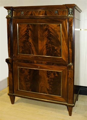 Lot 289 - Empire Style Mahogany Secretaire a Abattant...