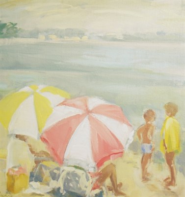 Lot 1073 - F. Munoz 20th Century (i) A Day at the Beach...
