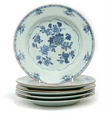 Lot 178 - Group of Seven Chinese Blue and White Export...