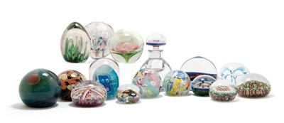 Lot 3251 - Miscellaneous Group of Glass Paperweights...