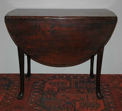 Lot 213 - Queen Anne Style Drop-Leaf Table Height 27 1/2...
