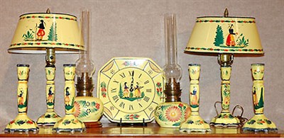 Lot 219 - Miscellaneous Group of Quimper Pottery...