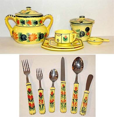 Lot 260 - Miscellaneous Group of Quimper Articles...