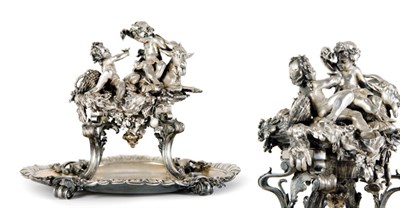 Lot 3140 - Austro-Hungarian Silver Centerpiece C....