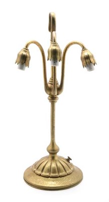 Lot 3283 - Tiffany Studios Gilt-Bronze Lily Desk Lamp...