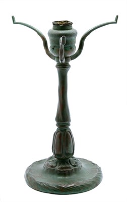 Lot 3282 - Tiffany Studios Green Patinated-Bronze Desk...