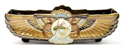 Lot 3446 - Galle Gilt and Painted Faience Bowl Of...