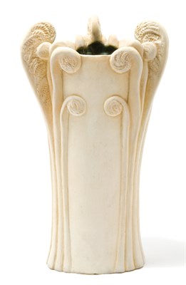 Lot 3275A - Tiffany Favrile Bisque Pottery Vase Of...