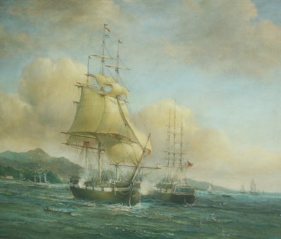 Lot 44 - B.B. Sanders 20th Century Naval Battle Signed...