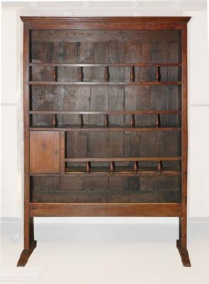 Lot 252 - Provincial Fruitwood Hutch Cabinet Height 6...